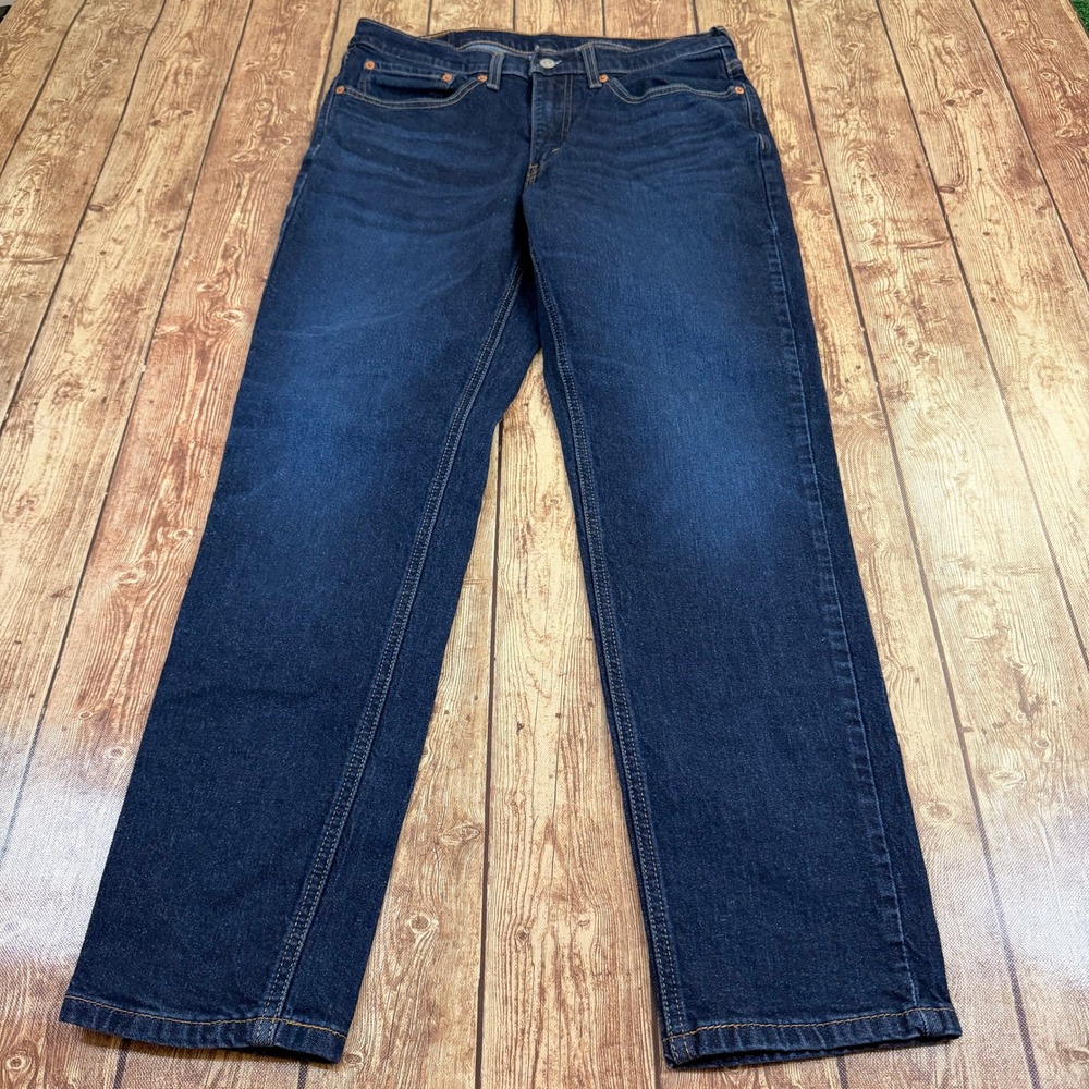 Levi 531 Athletic Slim Jeans Mens Fits 32x30" Dark Wash Blue Stretch Denim